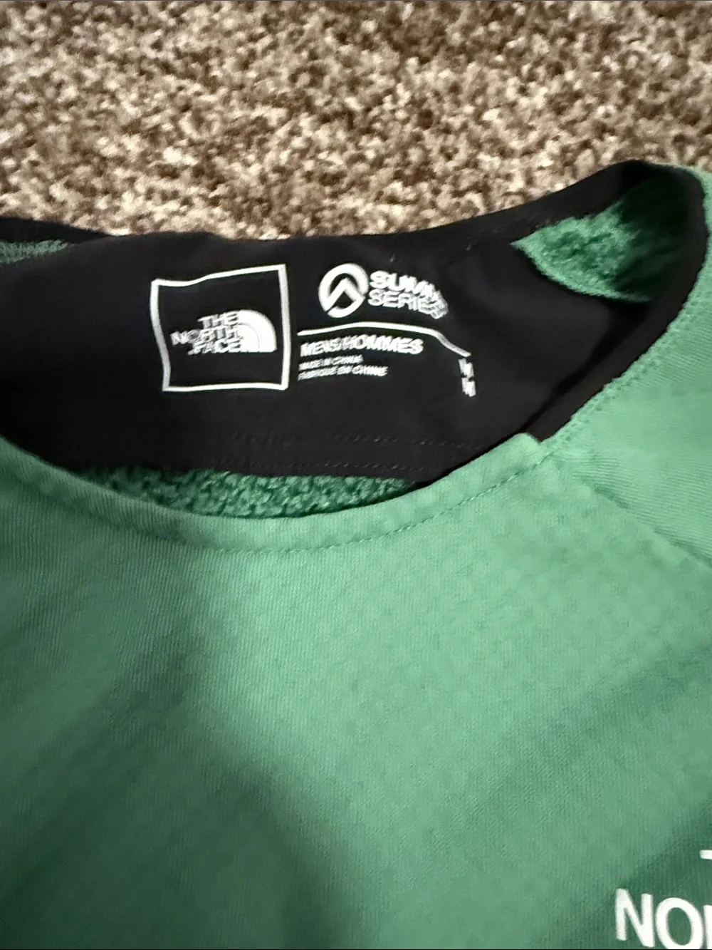 The North Face Men’s Green Crew Performance Pullover